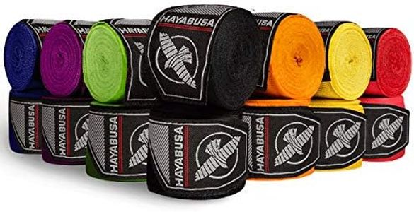 Hayabusa Boxing Hand Wraps Perfect Stretch 4.0 for Men & Women - red, 180 inches