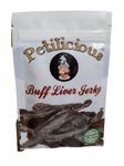 Petilicious Dry Buff Liver Jerky Dog Food Healthy Pet Treats 100 Gm