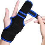 TISMOD Trigger Finger Splint: Support the Middle, Index, little or Ring Finger, Hand Splint Brace-Treating Hand Fractures, Arthritis, Mallet Finger or Metacarpal Fractures (Left Hand)