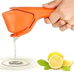 Lemon Juicer Squeezer, Nicehelper Handheld Juicer Press Lime Squeezer, Large Manual Citrus Press That Folds Flat for Space, Effortless Design with Sideways Pivot for Lemon Kiddush Cups & Sets