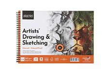 Brustro Artists Drawing & Sketching Wiro Paper Pad A4-160GSM (30 Sheets)