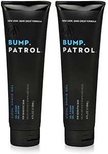 Bump Patrol Cool Shave Gel - Sensitive Clear Shaving Gel With Menthol Prevents Razor Burn, Bumps, Ingrown Hair - 4 Ounces 2 Pack