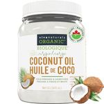 Virgin Coconut Oil, 54 fl oz - Non-GMO, Cold-Pressed and Unrefined Coconut Oil Organic Certified - Natural Flavour Coconut Oil for Cooking and Baking