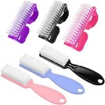 Nail Brush for Cleaning Fingernails, Handle Grip Nail Scrubber Brush, Cleaner Brushes Manicure Tools Scrub Brushes Kit, Toenail Brush To Clean Under Nails Pedicure Foot Small Brush Women Men (6 Pack)