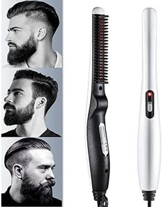 PDSPM Quick Hair Styler Electric Comb Beard Straightener For Men Multifunctional Curly Hair (10, Watts)