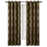 Set of 2 Panels 104" Wx108 L -Royal Tradition - Lexington - Green - Jacquard Grommet Window Curtain Panels, 52-Inch by 108-Inch Each Panel. Package Contains Set of 2 Panels 108 inch Long.