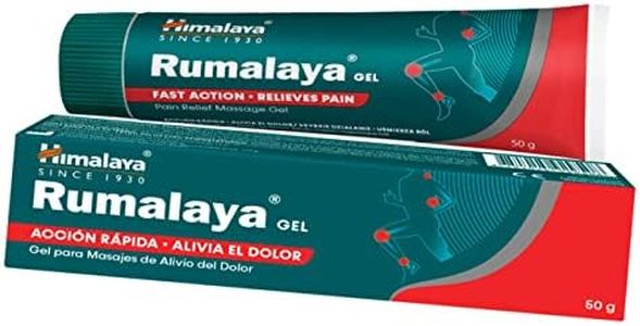Rumalaya Gel 50 g, Fórmula alivio rápido de hierbas analgésicos antiinflamatorios, restaura movilidad articulaciones y cartílagos muscular, espalda, cuello, hombro, cadera, rodillas