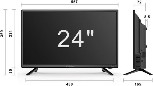Westinghouse 24" Smart LED TV – Roku OS, HD, Freeview, Dolby Audio