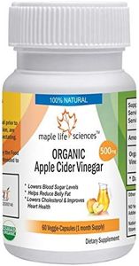 ORGANIC Apple Cider Vinegar - 60 Vegan Capsules - 500mg