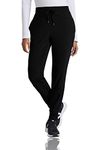 BARCO ONE - Women's Boost Jogger Scrub Pant w/ 4-Way Stretch Fabric & 3 Pockets, Black, Medium