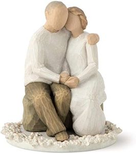 Willow Tree Anniversary, Sculpted Hand-Painted Cake Topper