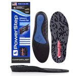 Powerstep Powerstep Comfortlast Full Shoe Inserts, Black, 3 M US