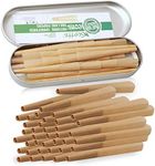 Scotte 40 Pre-Rolled Cones 1 1/4 Size Organic Cigarette Rolling Papers with Tips (78mm/3inch) (40)