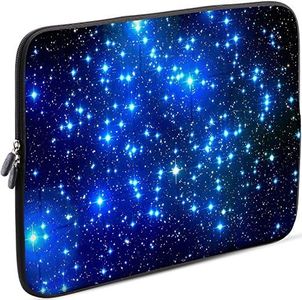 SIDORENKO 15-15.6 Pollici Custodia Notebook - Borsa per Laptop in Neoprene -Borsa per Laptop in Neoprene, Custodia per Computer PC Sleeve Cover - 42 Disegni da Scegliere, Blu