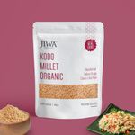 JIWA healthy by nature Organic Kodo Millet | 100% Natural & Gluten Free | Cooks In 15Mins | Kodri Seeds | Unpolished High Fiber Minor Millets | Wholegrain | Low Gi | 1 Kg