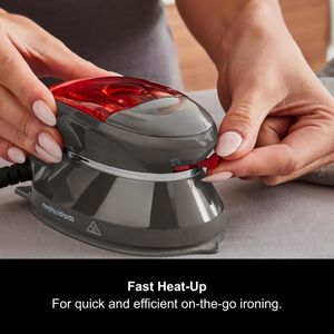 Morphy Richards Travel Iron – Compact Portable Iron, Grey