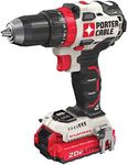 PORTER-CABLE 20V MAX Cordless Drill Driver Kit with 2 Batteries and Charger, 1/2 Inch (PCCK607LB)