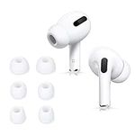 kwmobile 6X Replacement Ear Tips Compatible with Apple Airpods Pro 2 / Pro 1 - Silicone Tips for Earphones - White