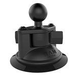 RAM Mounts Twist-Lock Suction Cup Base with Ball RAM-B-224-1U with B Size 1" Ball for Vehicle Windshields