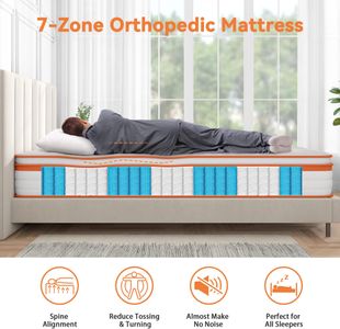 TeQsli 3FT Gel Memory Foam Mattress – Single Bed Comfort