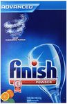 Finish Powder Automatic Dishwasher Detergent, Orange Fresh Scent, 75 Ounces (Pack of 6)