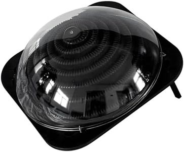 Julymoda Solar Dome Swimming Pool Heater,Solar Swimming Pool Heater Above Ground, Swimming Pool Heating System,Inground Pool Warmer Equipment with Hose Connector for Home Garden Outdoor