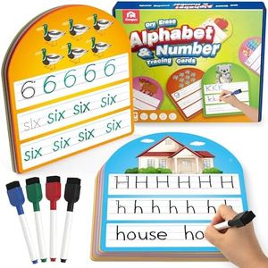 Coogam Handwriting Practice Copybook, Write and Erase Alphabet Number Learning Materials, Educational Tracing Letters for Pre-K Homeschool Student Kids Age 3-6