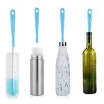 AUMA 17 inches Extra Long Bottle Cleaning Brush —Blue Cleaning Brush for Washing Narrow Neck Beer, Wine, Thermos, Sport Bottles, Hummingbird Feeder