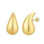 Apsvo Earring Dupes Chunky Gold Hoo