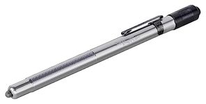 Streamlight 65012 Stylus 3-AAAA LED Pen Light, Silver with White Beam, 6-1/4-Inch