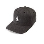 Volcom Men's Full Stone Heather Flexfit Stretch Twill Hat,Charcoal Heather,Large/X-Large standard