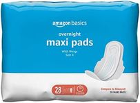 Amazon Basics Thick Maxi Pads with 