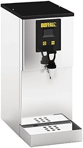 Buffalo Chaudière à eau 3 kW 10 litres - Remplissage automatique avec filtration - Urne d'eau en acier inoxydable pour thé et café - Distributeur d'eau chaude pour boissons chaudes - 70 °C à 96 °C -