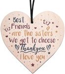 Best Friend Birthday Gifts for Women Friendship Ornament for Women Girls Bestie Soul Sister Gifts for Women Girls Thank You Ornament Keepsake for Female Friend Gift Engraved