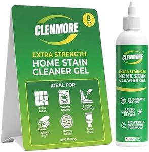 Clenmore Home Stain Cleaner Gel – Extra Strength Stain Remover For Tiles, Grout, Showers, Tubs, Rubber Seals & Toilets – No Scrub Grout Cleaner & Front Load Washer Cleaner – 8 fl oz