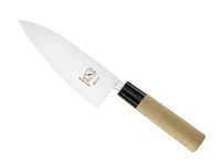 Mercer Culinary 6-Inch Deba Utility Knife, 15cm, Wood Handle