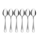 Oneida 2865006A Flight Everyday Flatware Teaspoons, Set Of 6