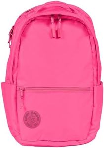 Baboon to the Moon City Backpack – Water-Repellent 16" Laptop-Friendly Backpack, Work, Travel, Gym Bag for Men & Women (New) Pink