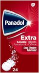 Panadol Paracetamol Tablets Pain Relief Extra Soluble, 500 mg, 57 g, 24-Count