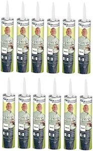 RV Wholesale Direct Dicor 501LSW-1 RV Rubber Roof Sealant Self Leveling Caulk, White, (Case of 12)