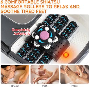 Mia&coco Foot Spa Massager – Heated Water Bath with Bubbles