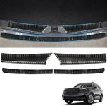 Rear Outside Bumper Sill Plate Guard Trim Cover Titanium Alloy Compatible with 2025 Forester Base/Premium/Sport/Limited/Touring Trim Door Tailgate Trunk Lid Protection