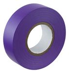 Gocableties Purple Electrical Tape, 19mm x 20m, Strong Self-Adhesive PVC Insulation Tape for Insulating, Repairing and Protecting Electrical Wires, 1 Roll