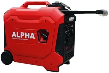 AK POWER SERVICE ALPHA A4800-4000 Watts & 4KW Super Silent Inverter Generator-Self Start|Eco & Turbo Mode|Silent Generator|Home & Commercial Use|Life Time Spare|1 Year Brand Warranty