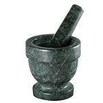 Creative Home 74022R Mortar and Pestle Set, Marble, Green