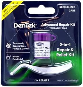 DenTek Temparin Max Advanced Dental Repair Kit, 13+ Repairs