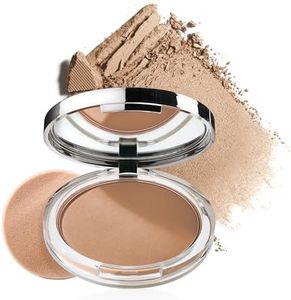 Clinique Stay-Matte Sheer Pressed Powder For Oily Skin Types | Sheer Coverage + Matte Finish | Minimizes Shine, Stay Honey