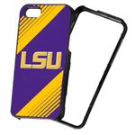 FOCO Forever Collectibles NCAA 2-Piece Snap-On iPhone 5/5S Polycarbonate Case - Retail Packaging - LSU Tigers