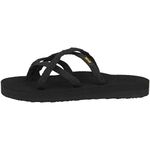 Teva Women Olowahu Mix B Black On Black Sandal, Size 7