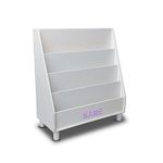 HOUSE OF ZIZI Mini Library with Elevation|Montessori Bookshelf|Book Storage Organizer for Toddlers|Children Book Rack|Front Facing Bookshelf |Multi-Purpose Shelve for Books Storage|Book Shelf Cabinet